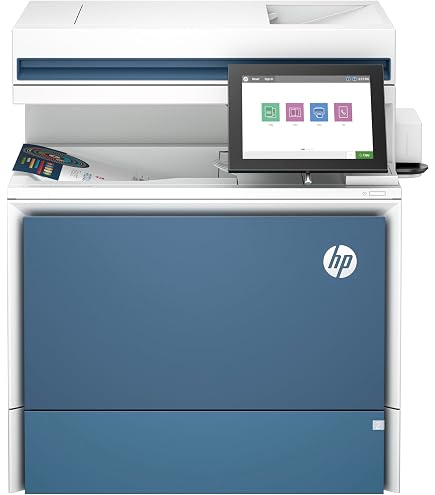 Amazon.com: HP Color LaserJet Enterprise MFP 5800zf Printer, Print
